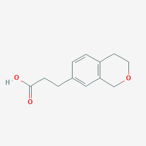 3-(3,4-Dihydro-1H-isochromen-7-yl)propanoic acid