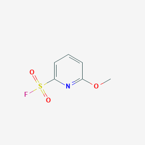 molecular formula C6H6FNO3S B2514596 6-Methoxypyridine-2-sulfonyl fluoride CAS No. 2253640-46-7