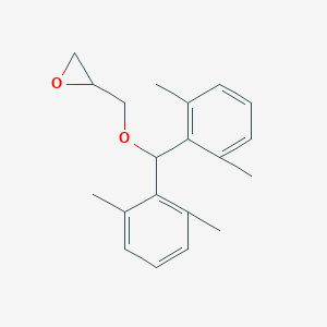 molecular formula C20H24O2 B025146 2-((双(2,6-二甲苯基)甲氧基)甲基)环氧乙烷 CAS No. 19574-85-7