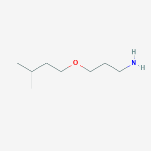 molecular formula C8H19NO B2514614 3-(3-Methylbutoxy)propan-1-amine CAS No. 90225-70-0
