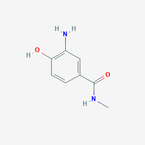 molecular formula C8H10N2O2 B2514624 3-Amino-4-hydroxy-N-methylbenzamide CAS No. 1243286-96-5