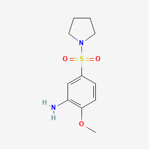 2-Methoxy-5-(pyrrolidin-1-ylsulfonyl)aniline