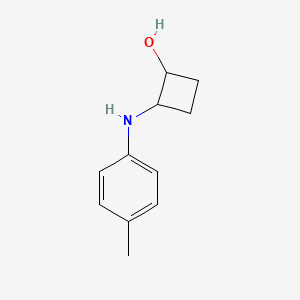molecular formula C11H15NO B2514703 2-[(4-Methylphenyl)amino]cyclobutan-1-ol CAS No. 2164913-53-3