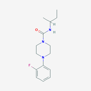 N-butan-2-yl-4-(2-fluorophenyl)piperazine-1-carboxamide