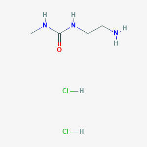 molecular formula C4H13Cl2N3O B2514761 1-(2-Aminoethyl)-3-methylurea dihydrochloride CAS No. 1909310-13-9