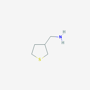 molecular formula C5H11NS B2514766 硫杂环-3-基甲胺 CAS No. 933701-07-6