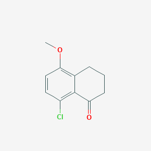 molecular formula C11H11ClO2 B2514784 8-chloro-5-methoxy-3,4-dihydro-2H-naphthalen-1-one CAS No. 34910-81-1