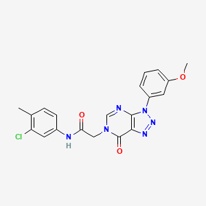 N-(3-chloro-4-methylphenyl)-2-(3-(3-methoxyphenyl)-7-oxo-3H-[1,2,3]triazolo[4,5-d]pyrimidin-6(7H)-yl)acetamide