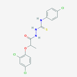 1-(2-(2,4-Dichlorophenoxy)propionyl)-4-(4-chlorophenyl)thiosemicarbazide