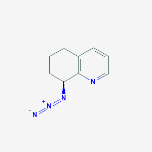 molecular formula C9H10N4 B2514878 5,6,7,8-Tetrahydro-8alpha-azidoquinoline CAS No. 451466-68-5