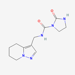 2-oxo-N-((4,5,6,7-tetrahydropyrazolo[1,5-a]pyridin-3-yl)methyl)imidazolidine-1-carboxamide