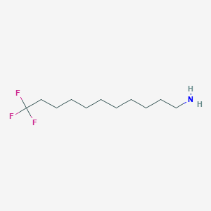 molecular formula C11H22F3N B2514899 11,11,11-三氟十一烷胺 CAS No. 1965305-17-2
