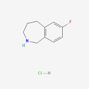 7-Fluoro-2,3,4,5-tetrahydro-1H-benzo[c]azepine hydrochloride
