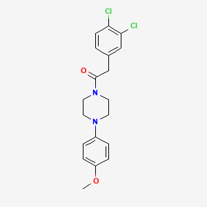 2-(3,4-Dichlorophenyl)-1-[4-(4-methoxyphenyl)piperazin-1-yl]ethanone