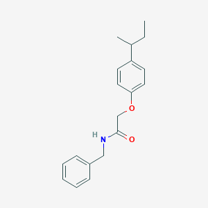 molecular formula C19H23NO2 B251497 N-benzyl-2-[4-(butan-2-yl)phenoxy]acetamide 