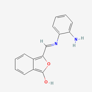 molecular formula C15H12N2O2 B2515029 (Z)-3-((2-Aminophenylamino)methylene)isobenzofuran-1(3H)-one CAS No. 320424-62-2