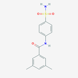 molecular formula C15H16N2O3S B251506 3,5-dimethyl-N-(4-sulfamoylphenyl)benzamide 