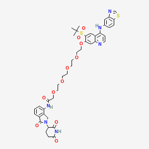 molecular formula C43H48N6O11S2 B2515073 PROTAC RIPK degrader-6 CAS No. 2089205-64-9