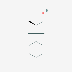 molecular formula C12H24O B2515079 (2R)-3-Cyclohexyl-2,3-dimethylbutan-1-ol CAS No. 2248172-21-4