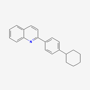 molecular formula C21H21N B2515091 2-(4-Cyclohexylphenyl)quinoline CAS No. 861039-18-1