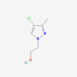 molecular formula C6H9ClN2O B2515108 2-(4-chloro-3-methyl-1H-pyrazol-1-yl)ethanol CAS No. 1006480-03-0