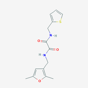 N1-((2,5-dimethylfuran-3-yl)methyl)-N2-(thiophen-2-ylmethyl)oxalamide
