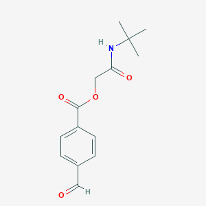 [2-(Tert-butylamino)-2-oxoethyl] 4-formylbenzoate