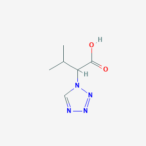 3-methyl-2-(1H-1,2,3,4-tetrazol-1-yl)butanoic acid