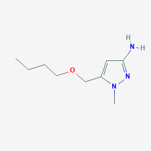 5-(butoxymethyl)-1-methyl-1H-pyrazol-3-amine