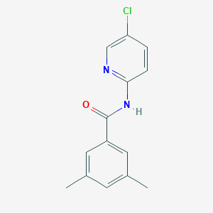 molecular formula C14H13ClN2O B251520 N-(5-chloropyridin-2-yl)-3,5-dimethylbenzamide 