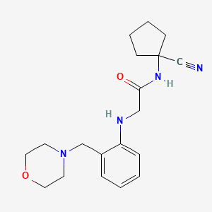 N-(1-cyanocyclopentyl)-2-({2-[(morpholin-4-yl)methyl]phenyl}amino)acetamide