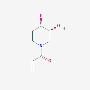 1-[(3R,4R)-4-Fluoro-3-hydroxypiperidin-1-yl]prop-2-en-1-one