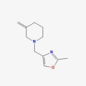 1-[(2-Methyl-1,3-oxazol-4-yl)methyl]-3-methylidenepiperidine