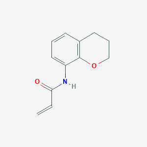 molecular formula C12H13NO2 B2515258 N-(3,4-Dihydro-2H-chromen-8-yl)prop-2-enamide CAS No. 2025061-90-7