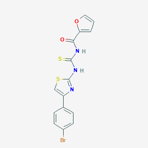 N-{[4-(4-bromophenyl)-1,3-thiazol-2-yl]carbamothioyl}furan-2-carboxamide