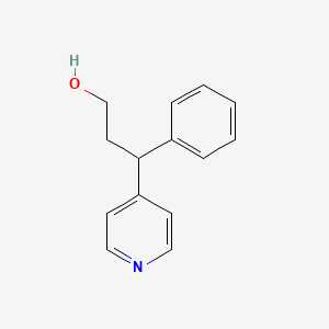 3-Phenyl-3-(pyridin-4-yl)propan-1-ol