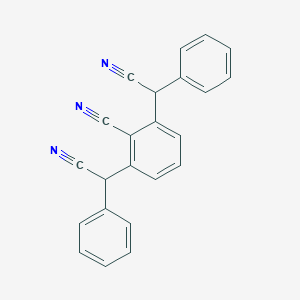 2,6-Bis[cyano(phenyl)methyl]benzenecarbonitrile
