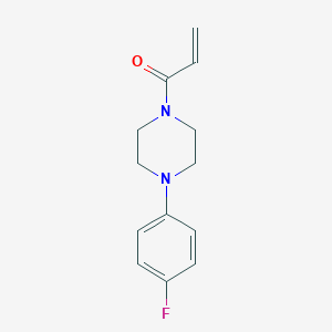 molecular formula C13H15FN2O B2515355 1-[4-(4-氟苯基)哌嗪-1-基]丙-2-烯-1-酮 CAS No. 1156755-96-2