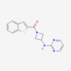 Benzo[b]thiophen-2-yl(3-(pyrimidin-2-ylamino)azetidin-1-yl)methanone