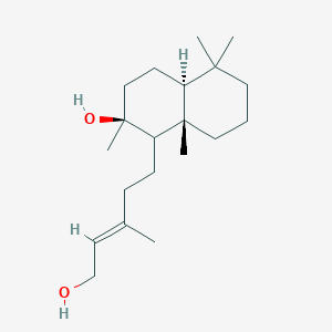 (2S,4As,8aS)-1-[(E)-5-hydroxy-3-methylpent-3-enyl]-2,5,5,8a-tetramethyl-3,4,4a,6,7,8-hexahydro-1H-naphthalen-2-ol