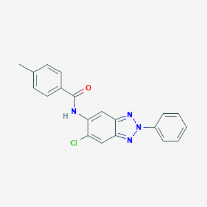 N-(6-chloro-2-phenyl-2H-benzotriazol-5-yl)-4-methylbenzamide