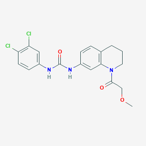 1-(3,4-Dichlorophenyl)-3-(1-(2-methoxyacetyl)-1,2,3,4-tetrahydroquinolin-7-yl)urea