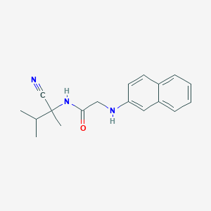 N-(1-cyano-1,2-dimethylpropyl)-2-[(naphthalen-2-yl)amino]acetamide