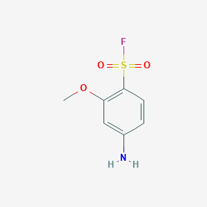 4-Amino-2-methoxybenzene-1-sulfonyl fluoride