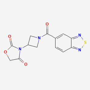 3-(1-(Benzo[c][1,2,5]thiadiazole-5-carbonyl)azetidin-3-yl)oxazolidine-2,4-dione