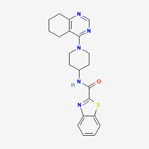 N-(1-(5,6,7,8-tetrahydroquinazolin-4-yl)piperidin-4-yl)benzo[d]thiazole-2-carboxamide