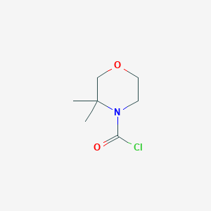 3,3-Dimethylmorpholine-4-carbonyl chloride