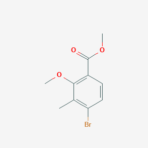 molecular formula C10H11BrO3 B2515459 Methyl 4-bromo-methyl-2-methoxybenzoate CAS No. 1427413-96-4