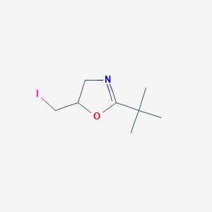 2-Tert-butyl-5-(iodomethyl)-4,5-dihydro-1,3-oxazole