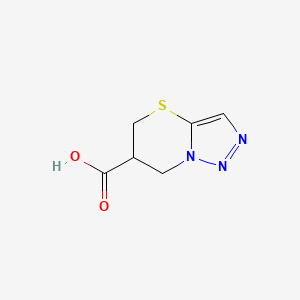 5H,6H,7H-[1,2,3]triazolo[4,3-b][1,3]thiazine-6-carboxylic acid